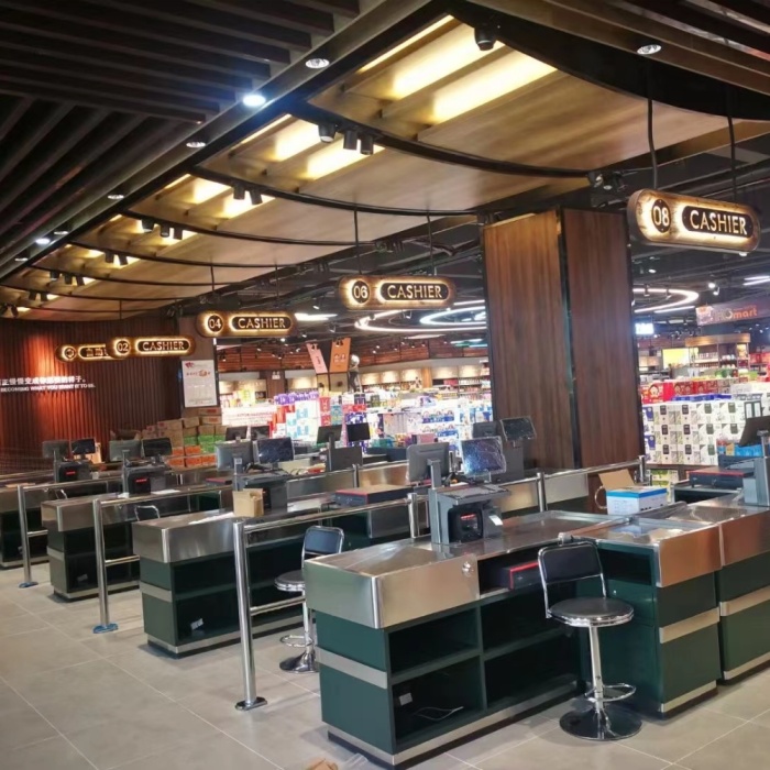 Checkout Counter for Convenience Store and Supermarket