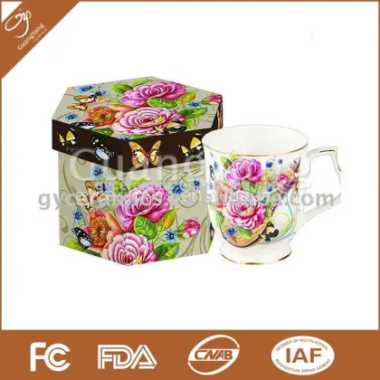 set/2 mug new bon china coffee mug