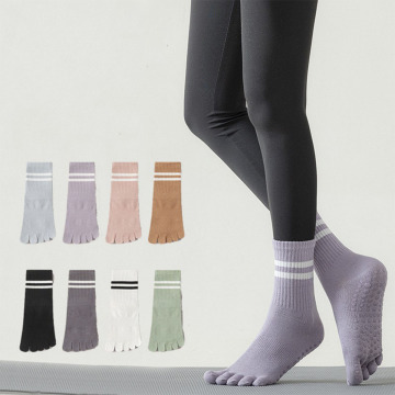 Xiangyi Custom Non-Slip Mid Tube Yoga Socks for Women