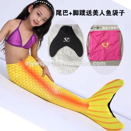 1 piece swimwear children swimwear Mermaid Tail Swimming