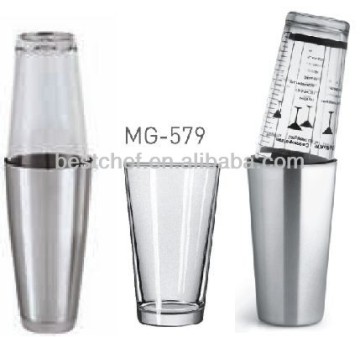 Boston shaker stainless steel and glass