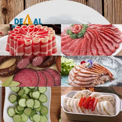 Venison, Wild Boar, Rabbit, Pork Liver, Belly Food Slicer Blade - Fully Automatic Slicing Machine for Household and Commercial Use