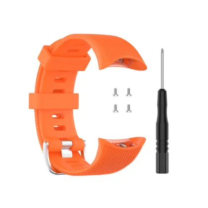 Silicone Rubber Watch Strap Replacement for Garmin Forerunner 45/45S