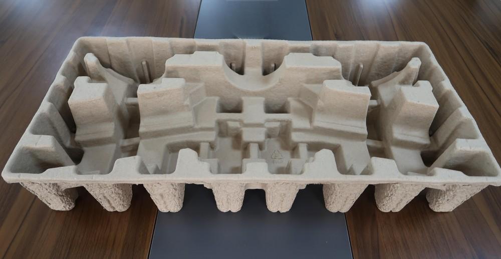 Industrial dry press paper recycled pulp tray