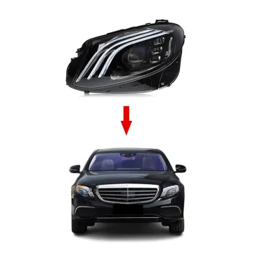 XT Upgrade for Mercedes Benz E Class W213 2016-2020 Facelift Maybach Style LED Headlamps
