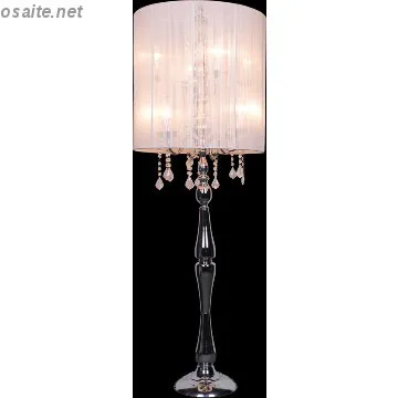 modern decorative hotel floor lamp with crystals