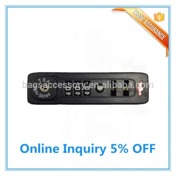 Built-in longer TSA luggage travel lock