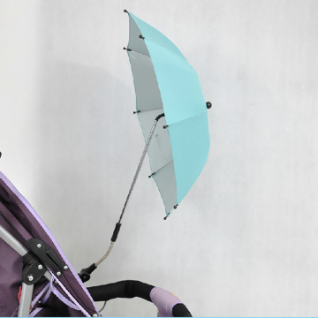 Outdoor UV Resistant Baby Stroller Umbrella with Adjustable Clamp