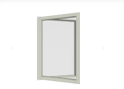 French Vinyl Casement House PVC Windows for House