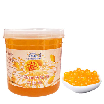 2024 Hot Sale Mango Popping Pearls Milk Tea Ingredients - 1.3kg