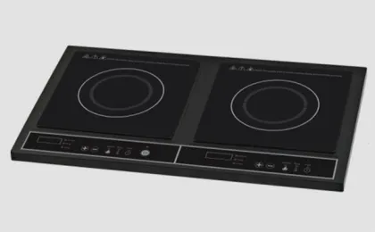 Double hobs induction cooker