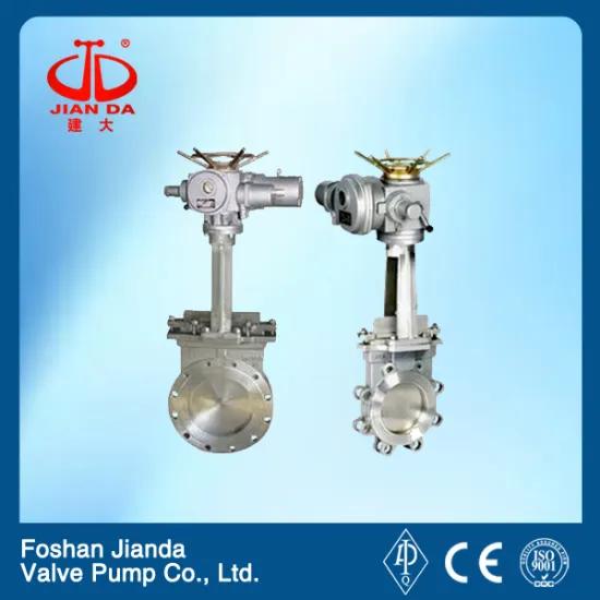 stainless steel electric knife gate valve