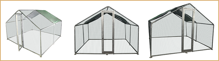 large chicken coop