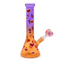 Gradient Love Glass Beaker Bong