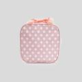 Beg makan tengah hari polka dot merah jambu
