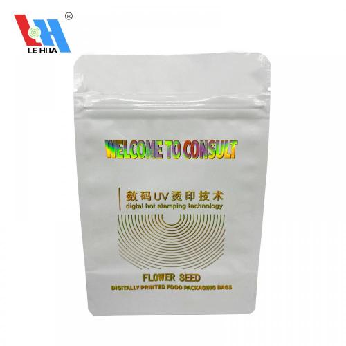 Child-proof 3.5g Holographic UV Mylar Bag