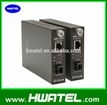original D LINK DMC-920 1000BaseT to 1000BaseLX SFP Singlemode Media Converter