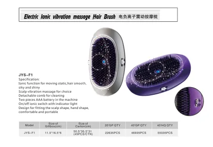 Hot Sale Ionic Vibration Massage Hair Comb