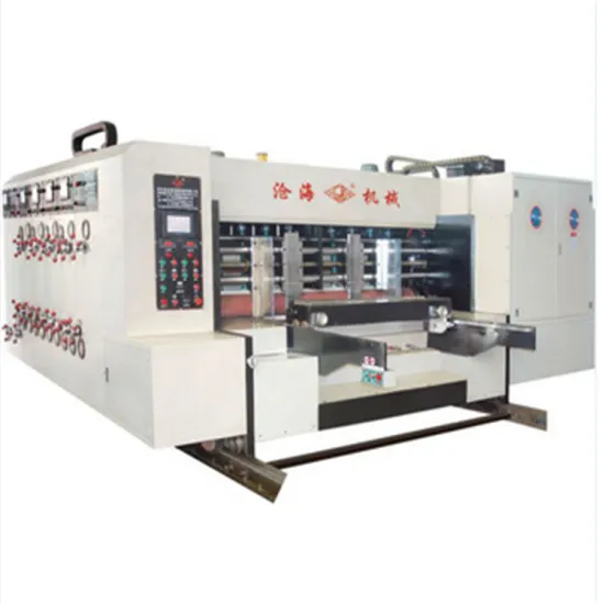 Automatic carton pizza box making printing machine