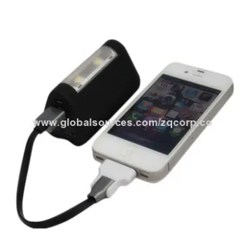 Outing and lamp 6000mAh mobile charger for iPhone and tablet PC