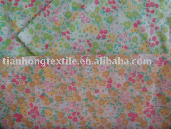 100% Cotton Woven Printing Flannelette Cloth Fabric