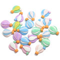 Flat Back Hot Air Balloon Shaped Resin cabochon Handgemaakte ambachten Decor Kralen Charms Telefoon Shell Decoratie Spacer