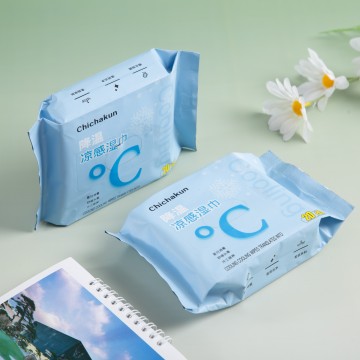 Toallitas húmedas rápidas para la piel de la piel