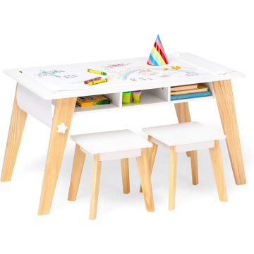 Modern Kids Multifunction Table and Chair Set