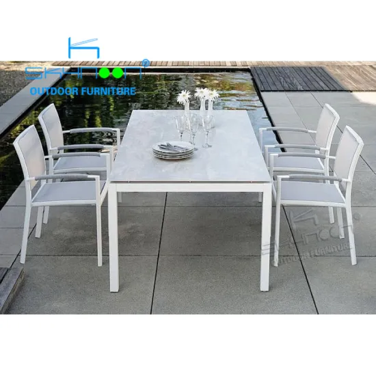 All-Weather Economy Outdoor Table and Chair Set for Fast Mealtime Dining