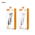 Mietubl 3-in-1 Kabel Data Tembaga Tulen Pure