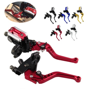 CNC Machined Motorcycle Brake Clutch Pump Lever and Hydraulic Clutch Master Cylinder Accessories 7/8\