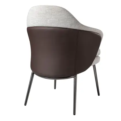 Angle chair white negotiating single chair