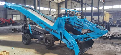 Hydraulic 4-Wheel Mucking Loader for Coal Mine Earthworks: 1400mm Dumping Distance