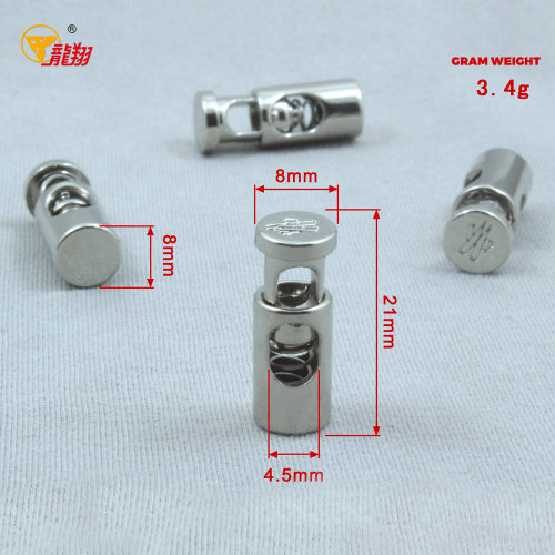 قفل سلك زنبركي معدني أسطواني للحقائب