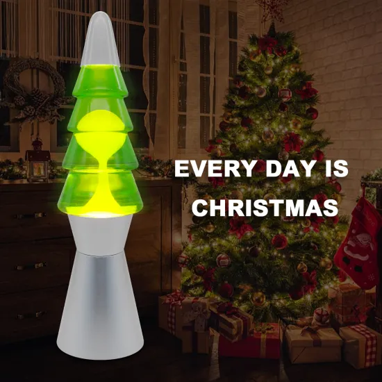 Lava Motion Christmas Tree Lamp: 2024 Party Lighting for Christmas Tables