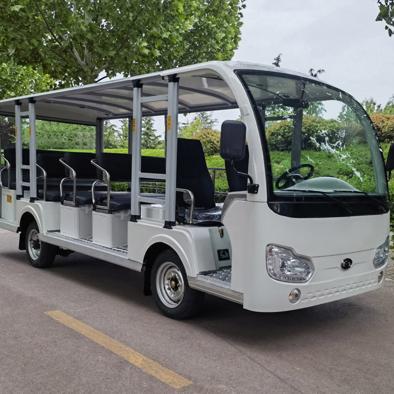 Customized 14-seat electric sightseeing vehicle