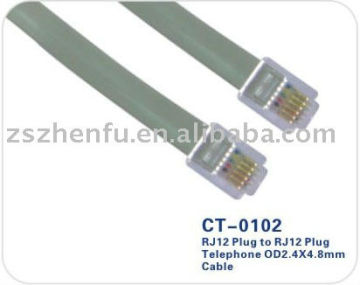 high quality flat RJ12 cable