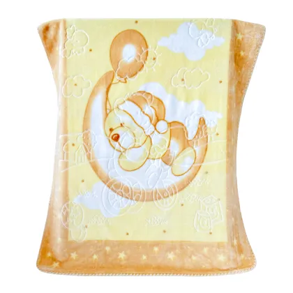 Wholesale Super Soft Eskimo Mink Raschel Blankets for Babies