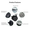 Black Salon Furniture Casters Office Chair Wheels