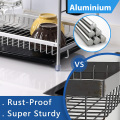 2 layer alumnium dish drainer