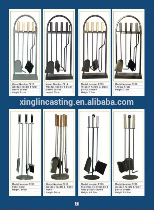 Modern fireplace tools sets