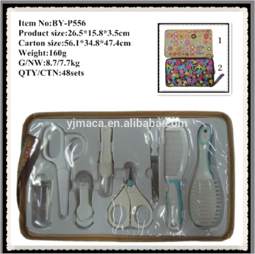 hot sell useful safety finger and toe nail clipper manicure set 8pcs baby gift set