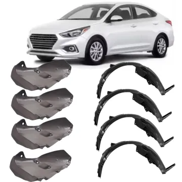 Car Rear and Front Fender Inner Set for Hyundai Accent 2018-2019