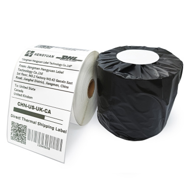 4x6 adhesive direct thermal shipping label paper roll