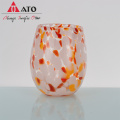 15oz handmade glass candle vessel Candle Holders cup