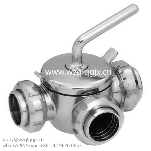 Dairy Plug Valve with Union 304/316L