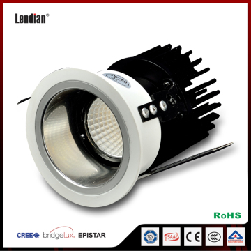 Cob tagliente antid-datteria 9W 24 gradi a LED Hotel Downlight