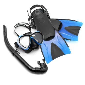 High Quality Snorkeling & Diving Gear Set: Mask, Tube, and Fins
