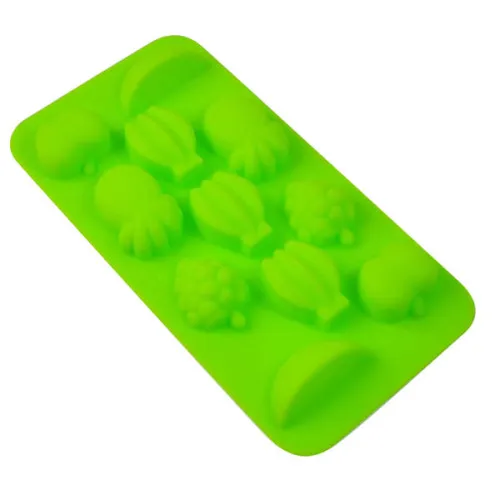 Lfgb 100% Silicone Ice Maker Mould For Happy Life In Fruit Shape 