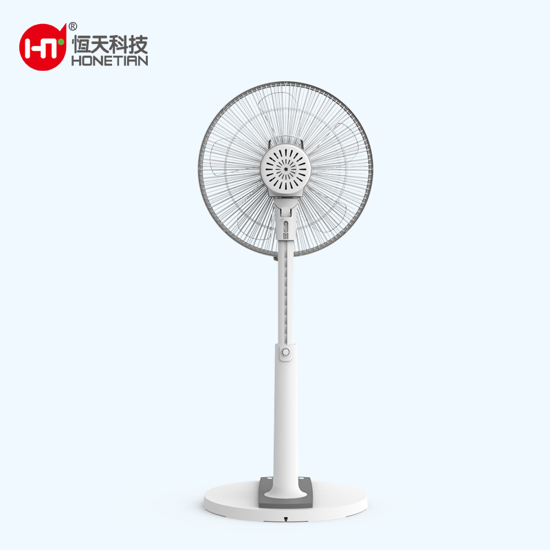 HONETIAN LED display large size adjustable height 8 speeds 4 modes 8 timer 14 inches DC custom colors indoor pedestal fan